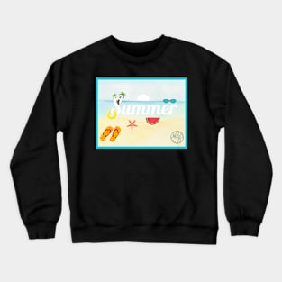 Summer Time In Brazil Crewneck Sweatshirt